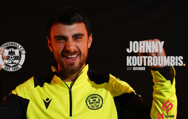 Johnny Koutroumbis arrives in Motherwell