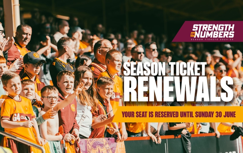 Season ticket renewal date