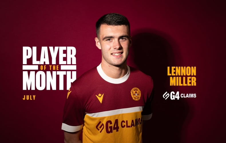 Lennon Miller wins July player of the month