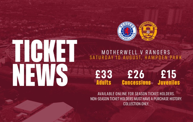 Rangers Ticket information