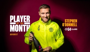 Stephen O’Donnell is August POTM