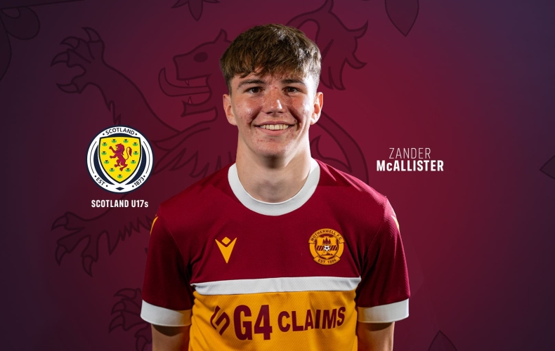 Zander McAllister earns Under 17 Scotland call