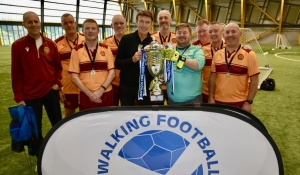 Motherwell Football Club Community Trust Over-50s Walking Football League Title Success