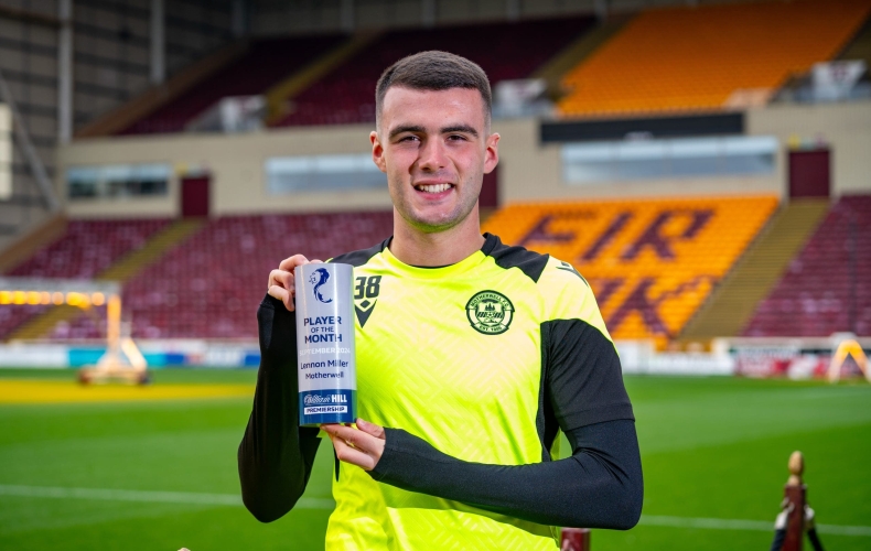 Lennon Miller wins September William Hill Premiership player of the month