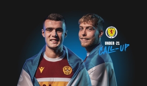 Lennon Miller and Ewan Wilson in Scotland’s Under 21 squad