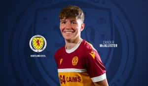 Zander McAllister in Scotland’s Under 17 squad