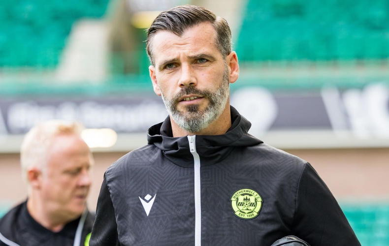 Stuart Kettlewell reacts to win over Hibernian