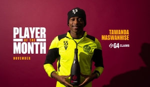 Tawanda Maswanhise is your November player of the month