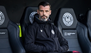 Stuart Kettlewell reacts to dramatic win over St Mirren