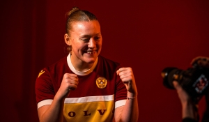 Amy Sharkey is staying in claret and amber