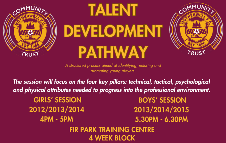 Motherwell FC Community Trust Player Development Pathway