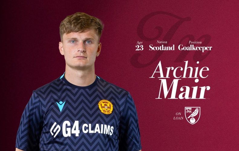 Archie Mair arrives on loan