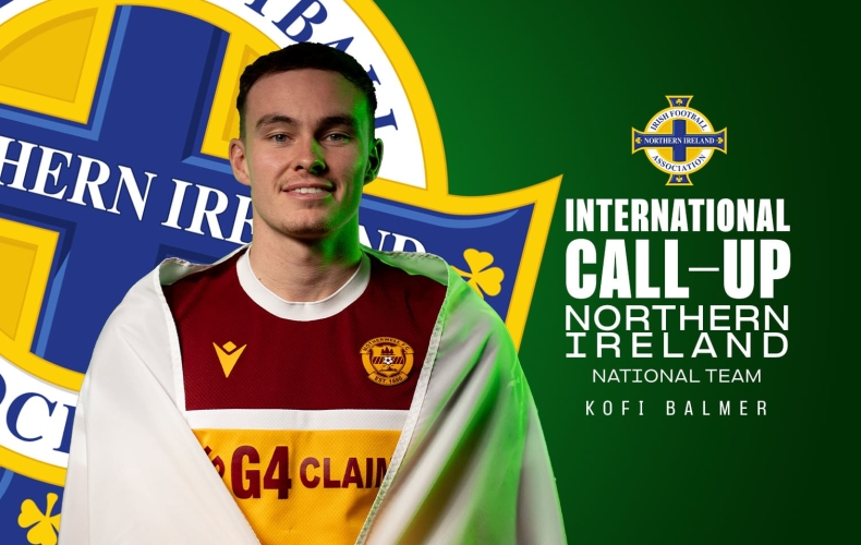 Kofi Balmer gets the call from Northern Ireland