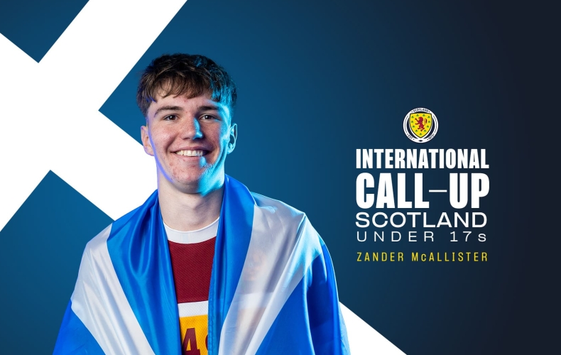 Zander McAllister named in Scotland’s Under 17s squad